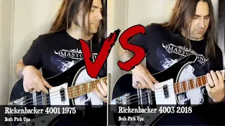 Rickenbacker Bass 4001 (1975) Vs 4003 (2018) with Flat Strings [Ultimate Comparison]