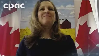 Minister Chrystia Freeland on repurposing frozen Russian government assets – May 2, 2024