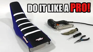 How to install dirt bike seat cover - The Motoseat Way!