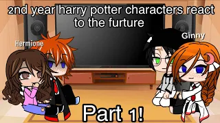 Past Second Year Harry Potter Characters React to the Furture ||Hp||~||NO THUMBNAIL||