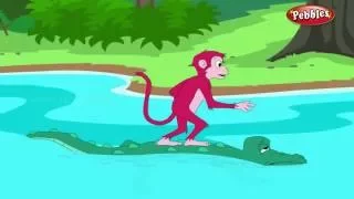 Monkeys Heart and the Crocodile | Jataka Tales English | Moral Stories For Children