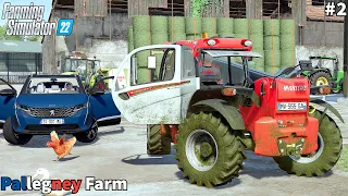 New Manitou Equipment, Balling & Collecting Alfalfa Hay Bales │Pallegney│FS 22│Timelapse#2