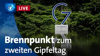 Brennpunkt: Das war der zweite Tag des G7-Gipfels in Elmau