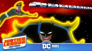 Justice League Action | Batman! Catch That Space Train! | @dckids