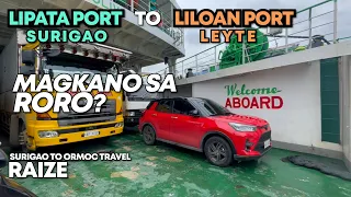 Lipata port Surigao  - Liloan Port Leyte via RORO | Surigao to Ormoc Trip