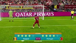 Belgium vs Portugal - Penalty Shootout - UEFA EURO 2024 Final - De Bruyne vs Ronaldo - PES Gameplay