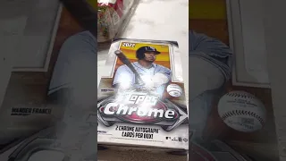 2022 topps chrome baseball hobby amazing Sp auto hit the big one🔥