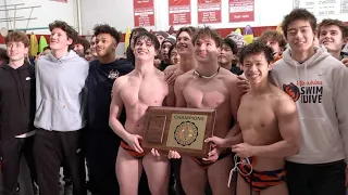 Naperville North boys swimming edges past Waubonsie Valley for the DVC Championship
