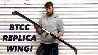 Making A Replica BTCC Rear Wing For The Laguna Track Car Pt1 - Laguna BTCC Track Car Build Ep18