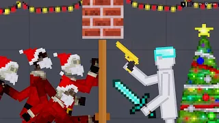 Minecraft Mod survival from Santa Zombie before New Year 2021