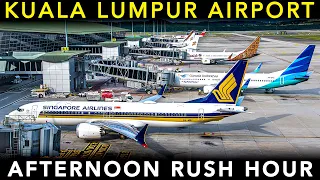 KUALA LUMPUR AIRPORT - Plane Spotting | Afternoon RUSH HOUR