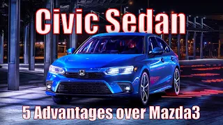 2022 Civic is super refined and ready to battle the Mazda3 (Review part 1/2)