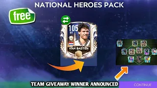 HOW TO GET FREE PRIME ICON VAN BASTEN | GIVEAWAY WINNER ANNOUNCED | FIFA MOBILE 21