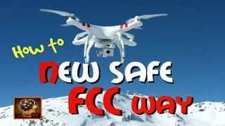 The new easy safe method to activate FCC Mode on Phantom 3 Standard, 4K