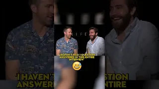 This Interview Went Off The Rails! Ryan Reynolds & Jake Gyllenhaal