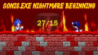 27 Hits Challenge - Sonic.exe: Nightmare Beginning [Destroyed Mind]