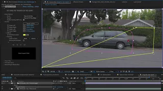 Removing elements from shots using planar tracking in VFX Suite