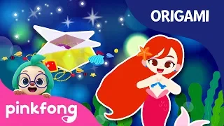 The Little Mermaid’s Jewel Box | Pinkfong Origami | Origami and Songs | Pinkfong Crafts for Children