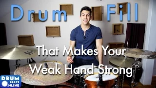 Amazing Drum Fill That Makes Your Weak Hand Strong - Drum Lesson | Drum Beat Online