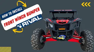 How to install Rival Front winch Bumper on Can Am Maverick X3