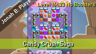 Candy Crush Saga Level 16433 No Boosters