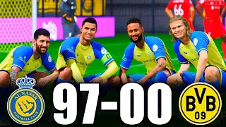 FIFA 23 | RONALDO, MESSI, MBAPPE, NEYMAR, ALL STARS | Al-Nassr 97-0 Borussia Dortmund | UCL FINAL