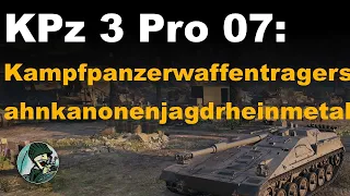 KPz 3 Projekt 07 HK: Weird Name, Solid Tank || World of Tanks