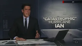 'ABC World News Tonight' teases and open Sept. 28, 2022 Hurricane Ian