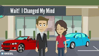 English Conversation Lesson 36:  Wait I Changed My Mind