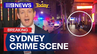 Police operation underway in Sydney CBD | 9 News Australia