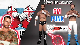 WWE 2K23 | How to create CM PUNK