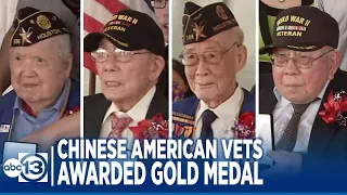 Chinese American WWII veterans receive Congressional Gold Medal of Honor