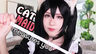 ASMR Roleplay - Your Loving Cat-Maid Rin Measures You!