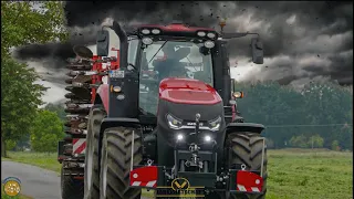 Traktoren im Bodenbearbeitung s Einsatz | 5 CASE IH | Magnum 340 AFS | KUHN |LEMKEN | Grubbern Eggen