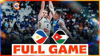 Philippines v Jordan | Basketball Full Game - #FIBAWC 2023 Qualifiers