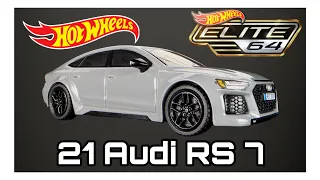 2021 Audi RS7 Sportback Hot Wheels Car Review:Is It Worth the Hype?The Elite 64series /RED LINE CLUB