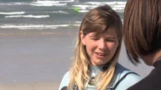 We catch up with professional South African surfer, Tarryn Chudleigh