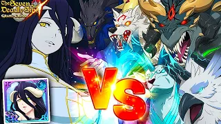 POWERFUL! QUEEN ALBEDO VS *ALL* DEMONIC BEAST BATTLES! | Seven Deadly Sins: Grand Cross