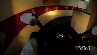 The most claustrophobic scooter parking garage