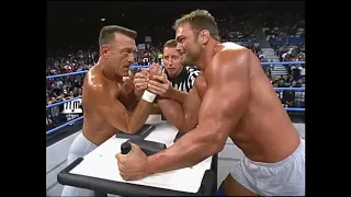 Paul Orndorff accepts an arm wrestling challenge from Shawn Stasiak - 8/30/2000 - WCW