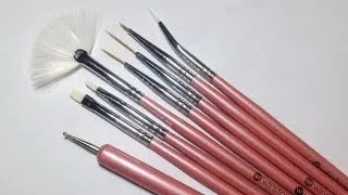 How To Use Your Nail Art Brushes | Winstonia Nail Art Brushes Review