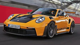 Porsche 911 GT3 RS Weissach Package (2023) | Signal Yellow | Exhaust Sound, Track Driving & Design