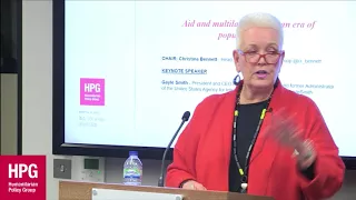 Aid and multilateralism in an era of populist politics - Gayle Smith keynote