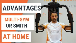 Train your whole body 🏋🏼 The advantages of having a SMITH at home 💪