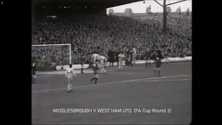 30 Middlesbrough v West Ham United, 03 January 1970