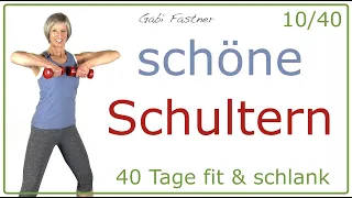 10/40❗️30 min. schöne Schultern und schöner Rücken | mit Kleinhanteln