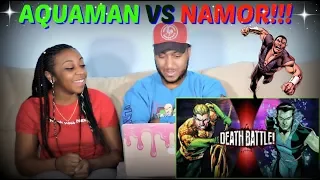 Death Battle! "Aquaman VS Namor DEATH BATTLE!" REACTION!!!