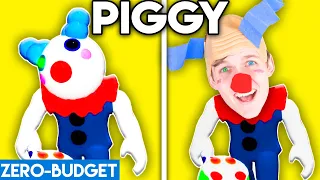 PIGGY WITH ZERO BUDGET! (Roblox PIGGY, MR. P, BUNNY, & CLOWNY LANKYBOX PARODY)