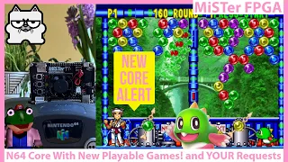 MiSTer FPGA N64 New Core with New Playable Games + Viewer Requests and Improved Game Performance!