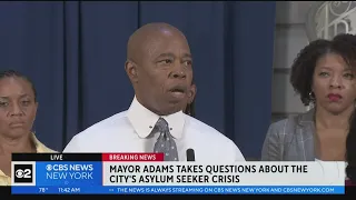 Mayor Adams, NYC officials discuss asylum seeker crisis